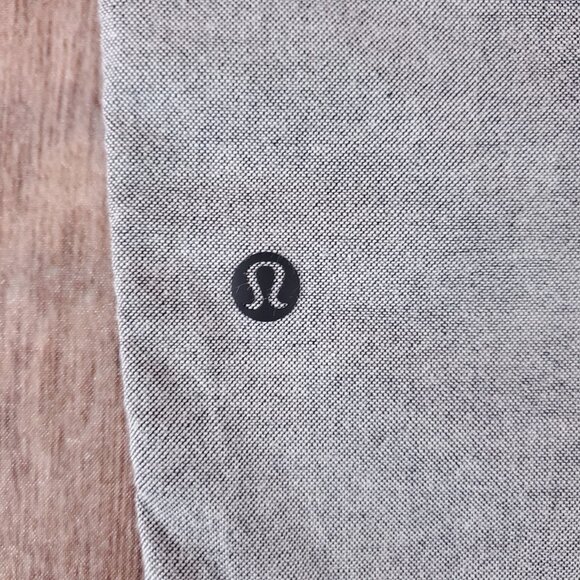 Lululemon Commission Shorts Mens Size 36X11 Gray Flat Front Casual Cotton Blend - Picture 7 of 11
